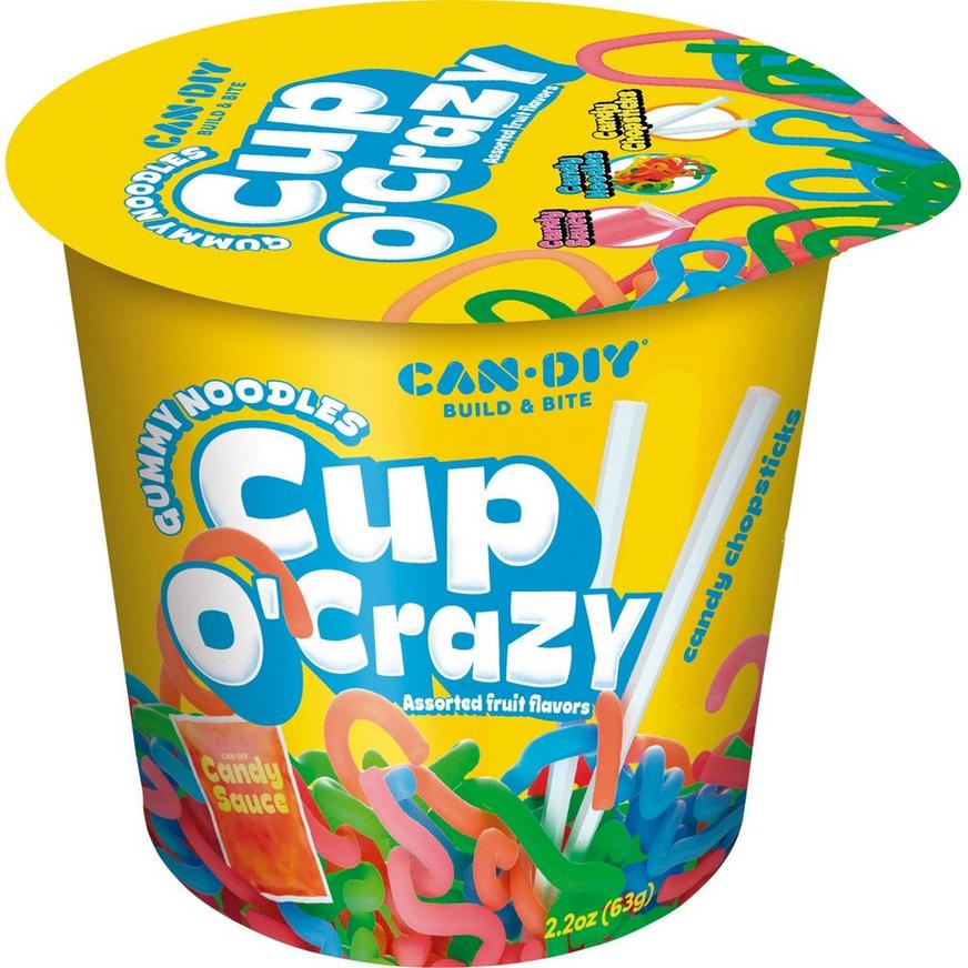 Cup O Crazy Gummi Candy Noodles