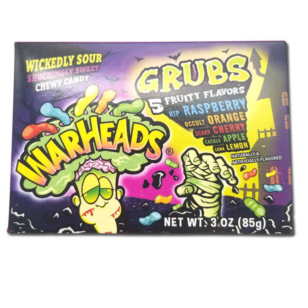 Warheads Grubs Halloween Candy Theater Box