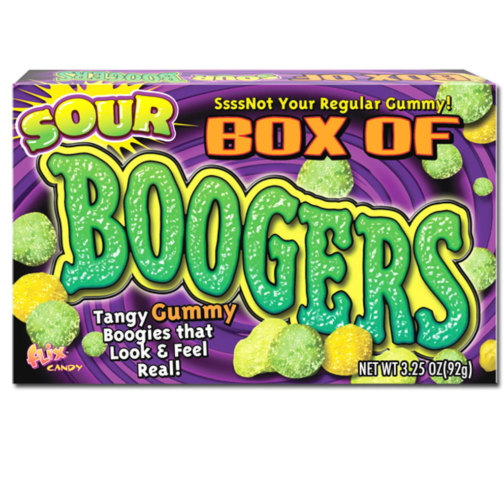 Sour Box of Boogers Candy Theater Box
