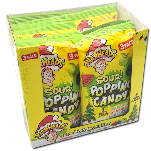 Warheads Sour Popping Candy 3 pack