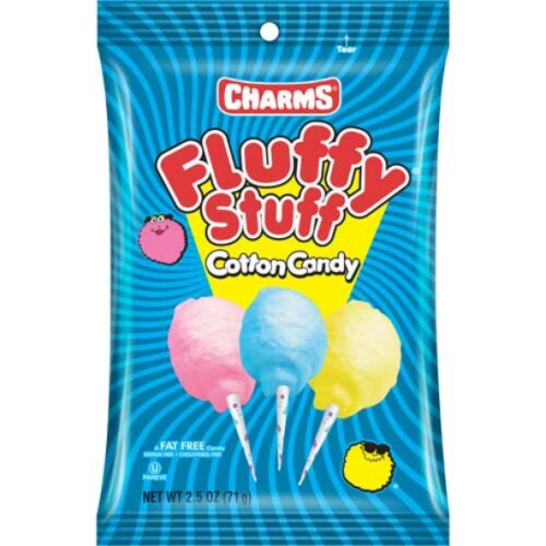 Charms Fluffy Stuff Cotton Candy 2.5 Oz