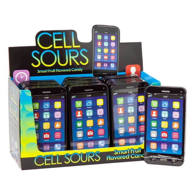 Cell Sour Smart Fruit Candy Tin