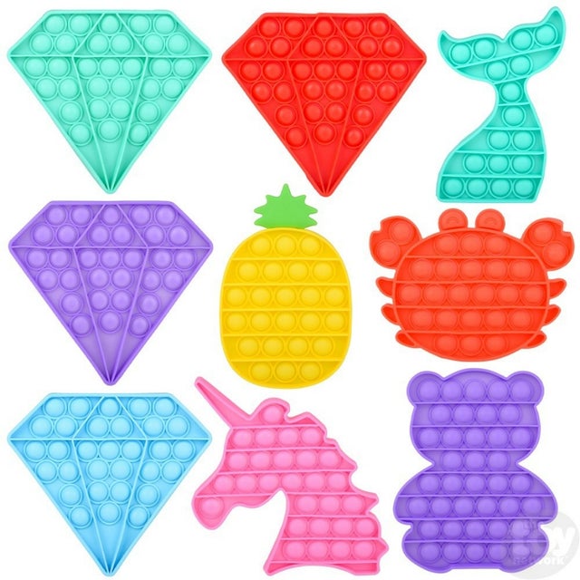 Icon Shaped Bubble Poppers